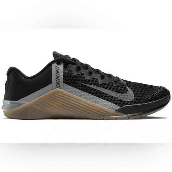 Nike Metcon 6 black iron grey gum sole size 11.5 EUC - Picture 1 of 5